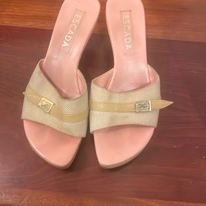 Escada sandals size 7.5